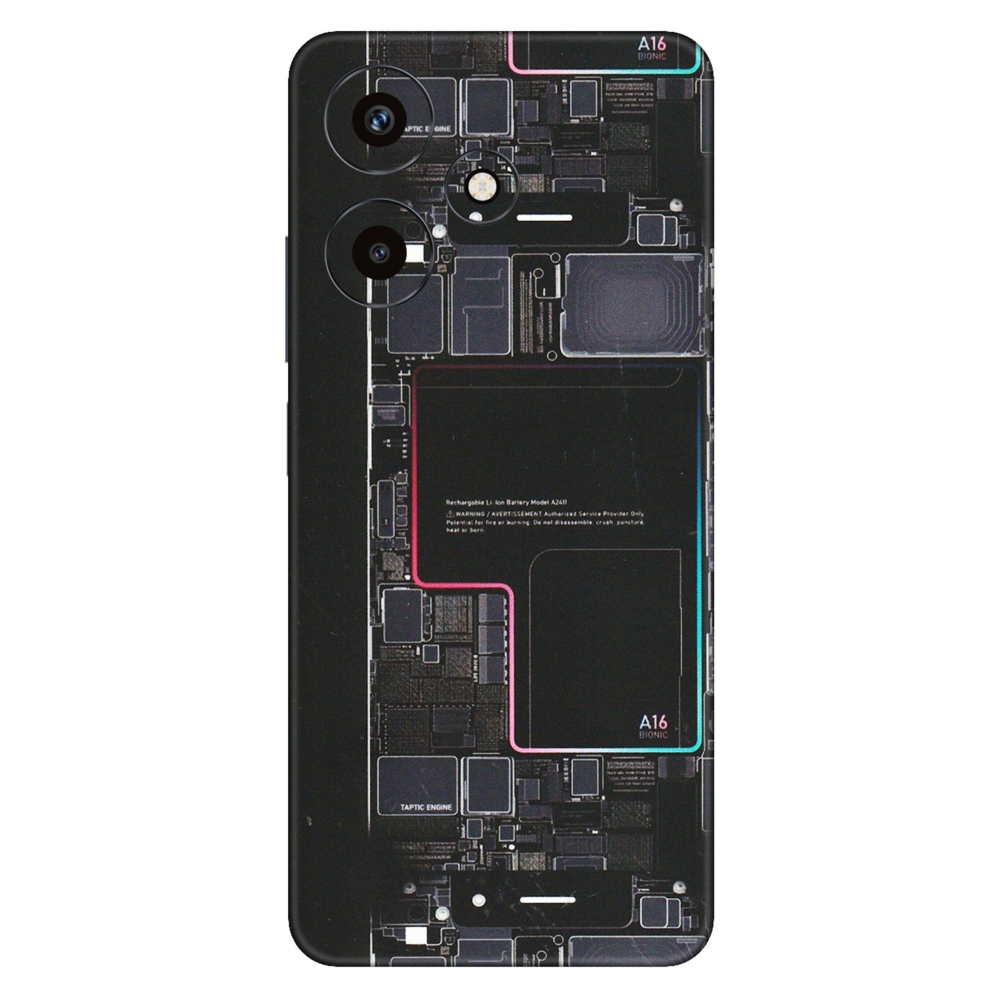 INFINIX Phone Skins (All Models) - Motherboard Circuit Layout - Matte Finish (M-117) Infinix Hot 30