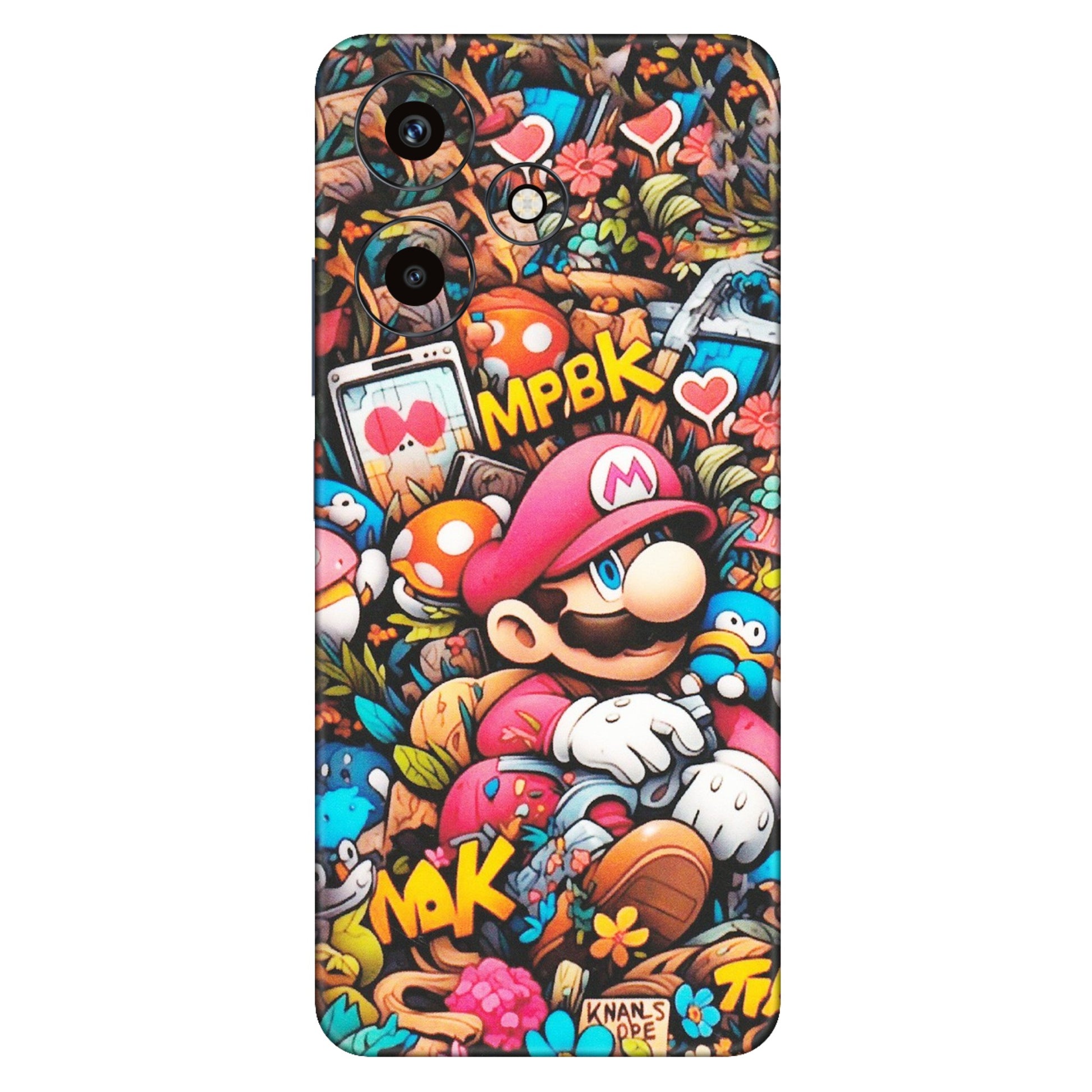 INFINIX Phone Skins (All Models) - Super Mario Bros Artistic - Matte Finish (M-173) Infinix Hot 30