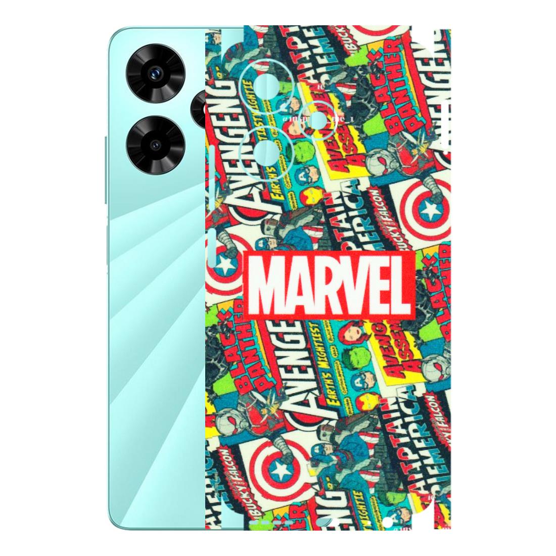 INFINIX Phone Skins (All Models) - Marvel Comic Lover - Matte Finish (M-30) Infinix Hot 30