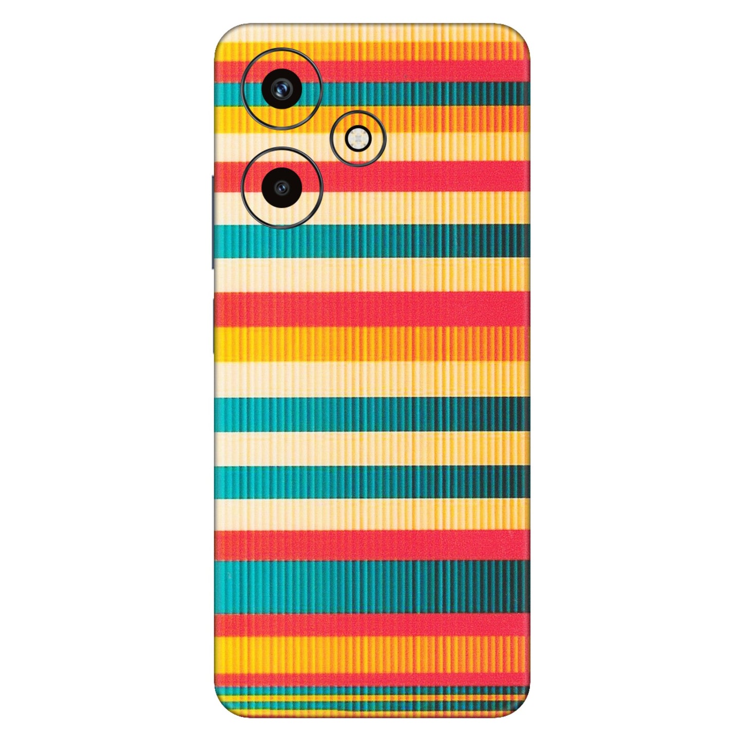 INFINIX Phone Skins (All Models) - Colourful Stripes Soothing Effect - Matte Finish (M-86) Infinix Hot 30