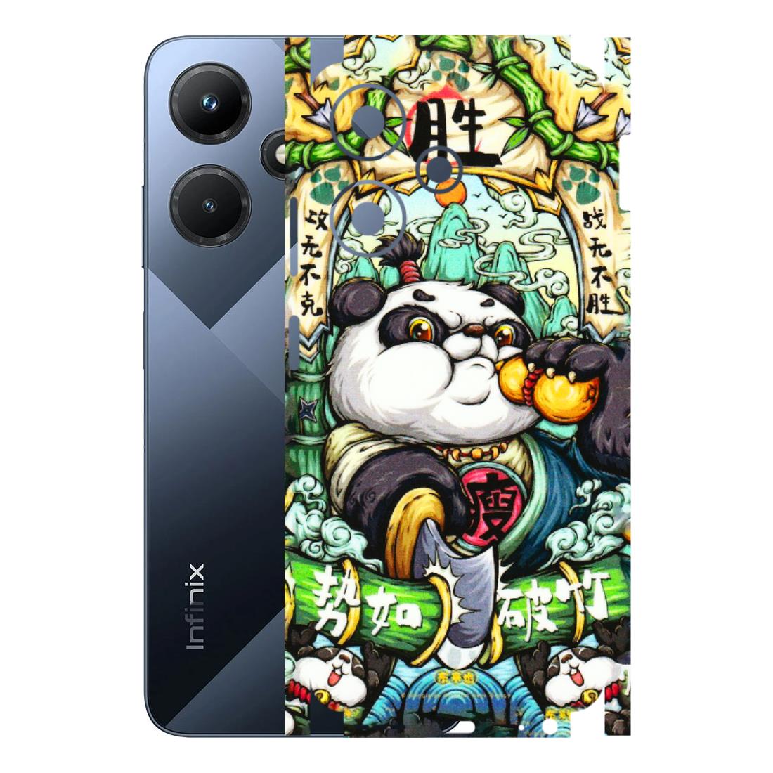 INFINIX Phone Skins (All Models) - Royal Rich Panda - 3D Embossed Finish (L-170) Infinix Hot 30i