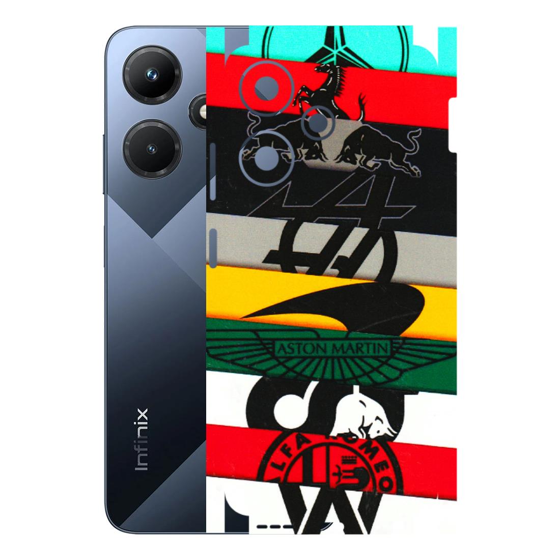 INFINIX Phone Skins (All Models) - Multi Designer Brands - 3D Embossed Finish (L-187) Infinix Hot 30i