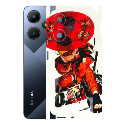 INFINIX Phone Skins (All Models) - Naruto - 3D Embossed Finish (L-208) Infinix Hot 30i