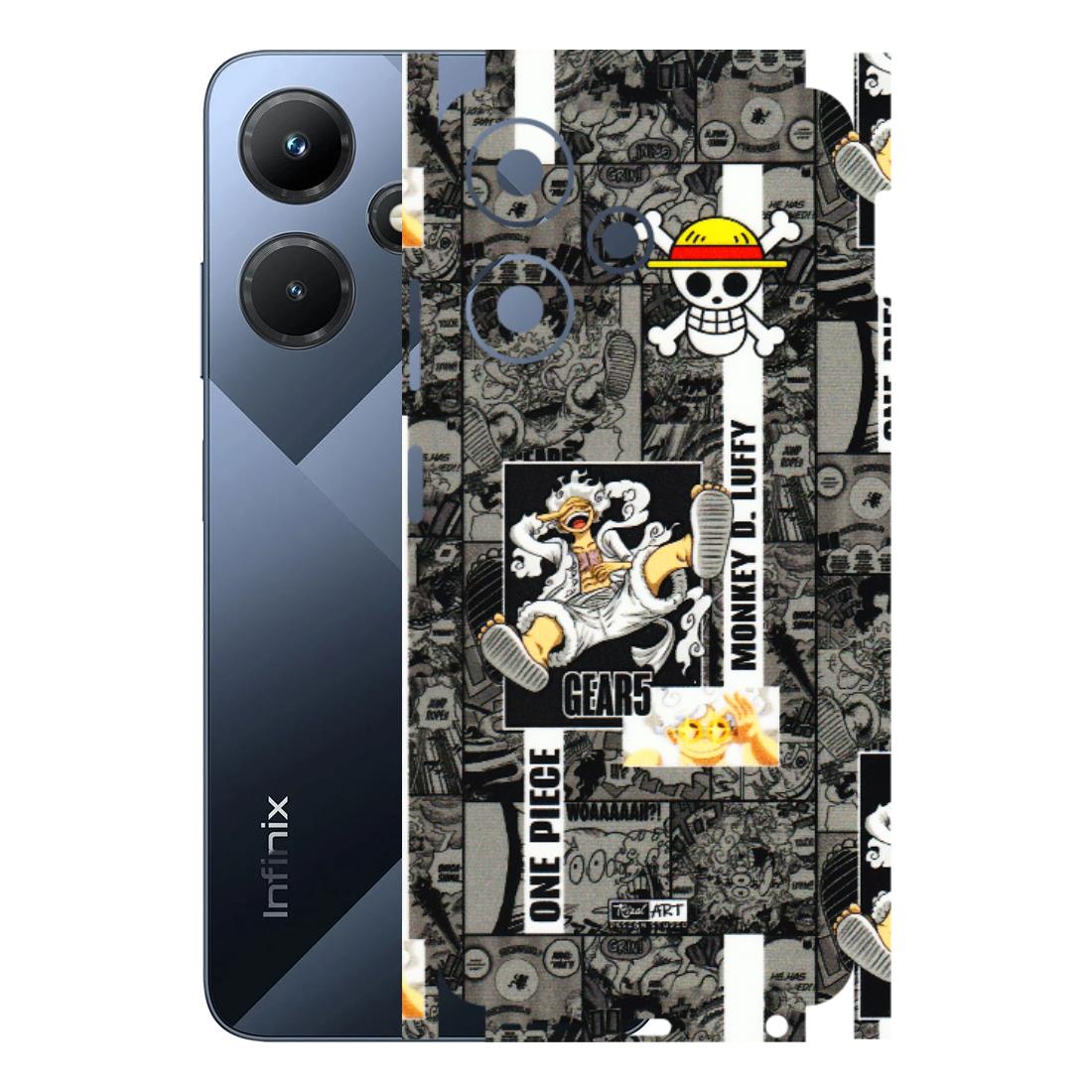 INFINIX Phone Skins (All Models) - Cuffy Anime MonkeyCamic - 3D Embossed Finish (L-242) Infinix Hot 30i