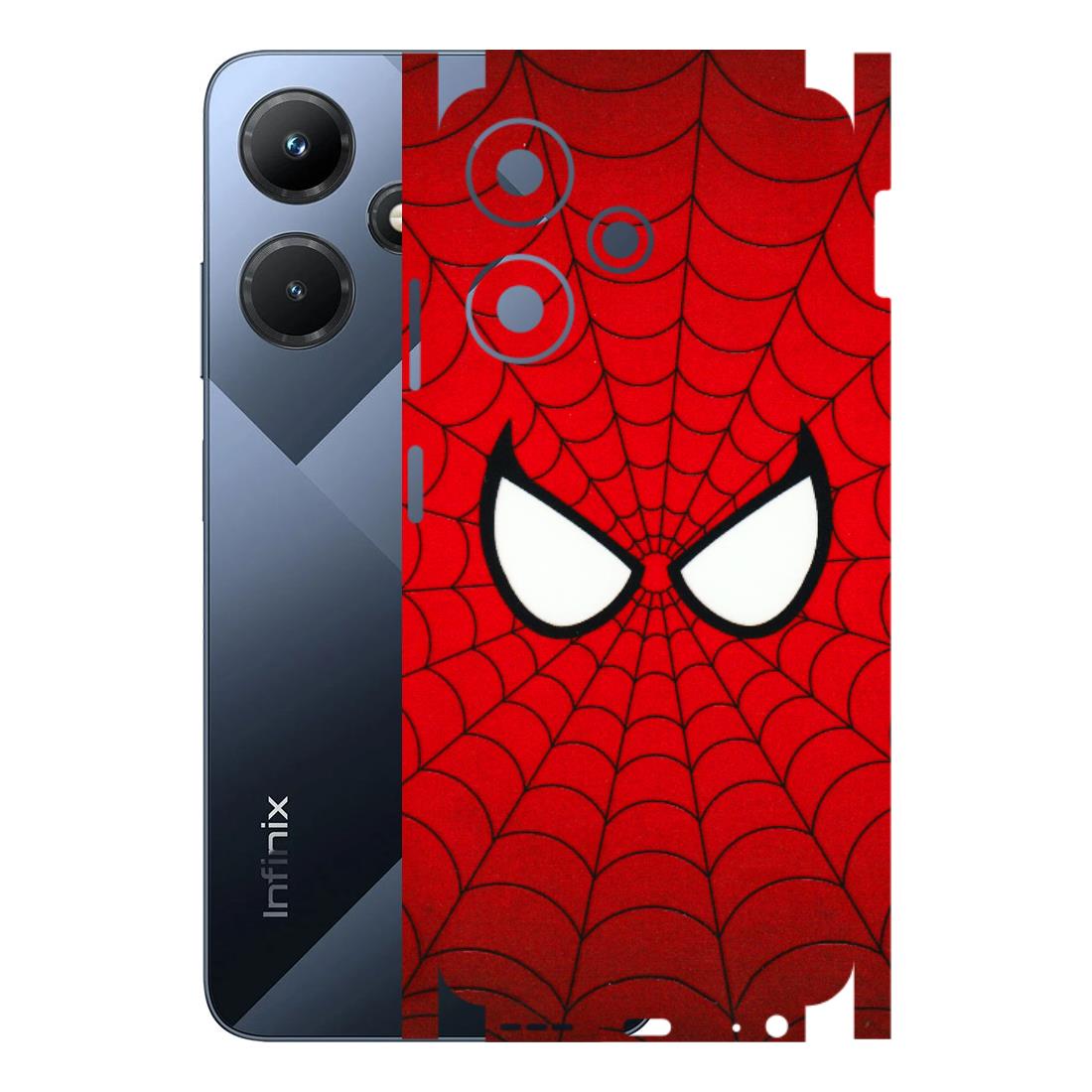 INFINIX Phone Skins (All Models) - Spidey Eyes - 3D Embossed Finish (L-257) Infinix Hot 30i