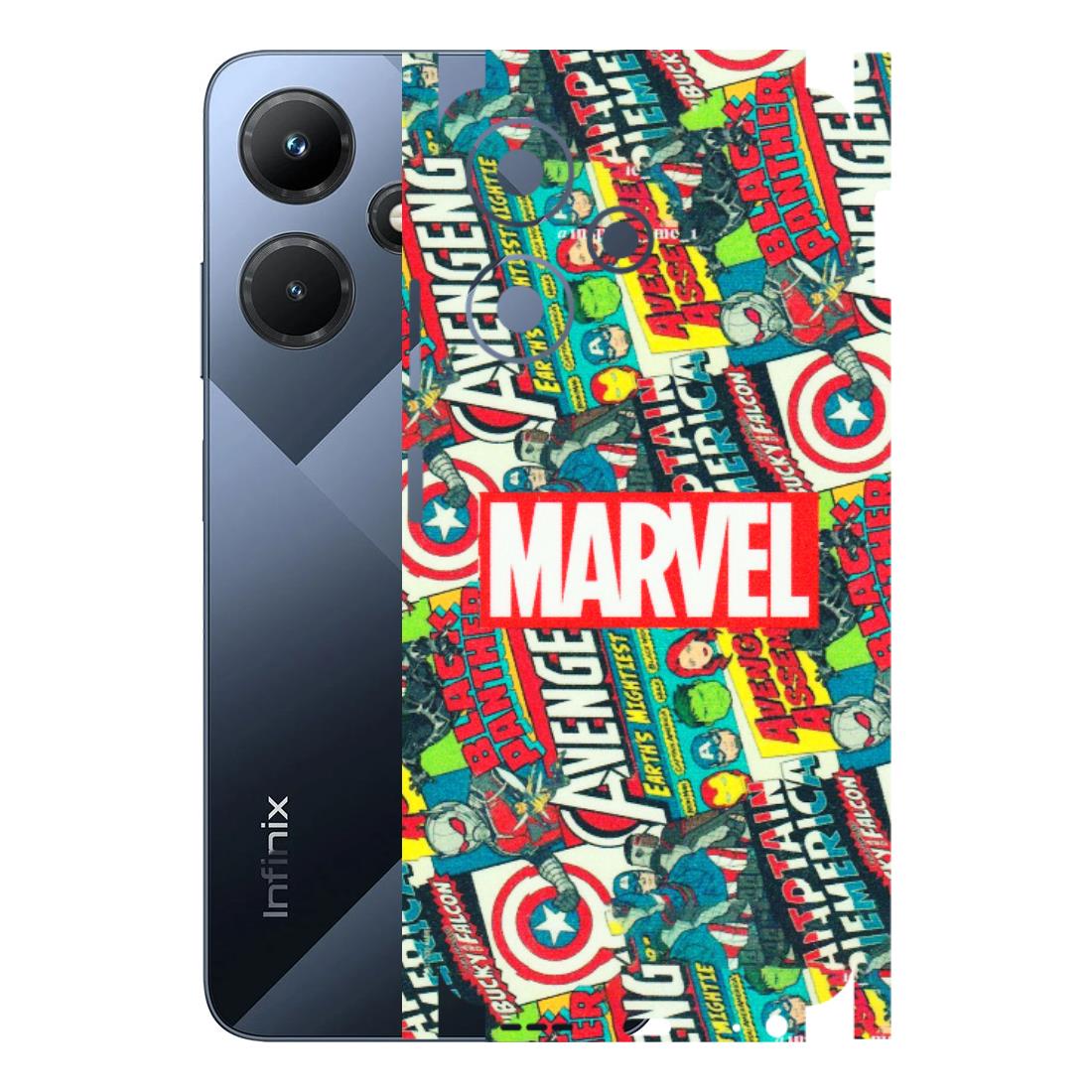 INFINIX Phone Skins (All Models) - Marvel Comic Lover - Matte Finish (M-30) Infinix Hot 30i
