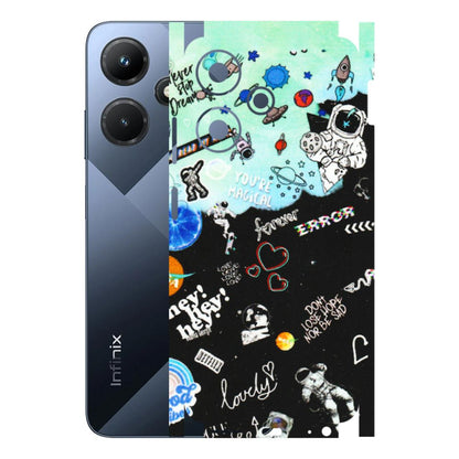 INFINIX Phone Skins (All Models) - Living In A Space Dream - Matte Finish (M-46) Infinix Hot 30i