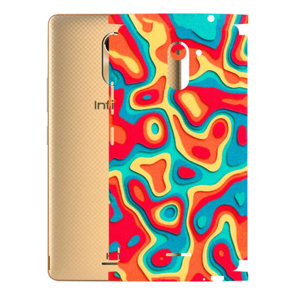 INFINIX Phone Skins (All Models) - Abstract Swirl - 3D Embossed Finish (L-150) Infinix Hot 4