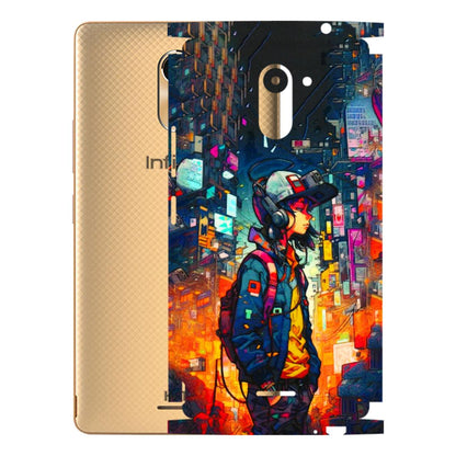 INFINIX Phone Skins (All Models) - Street Anime Guy - 3D Embossed Finish (L-158) Infinix Hot 4