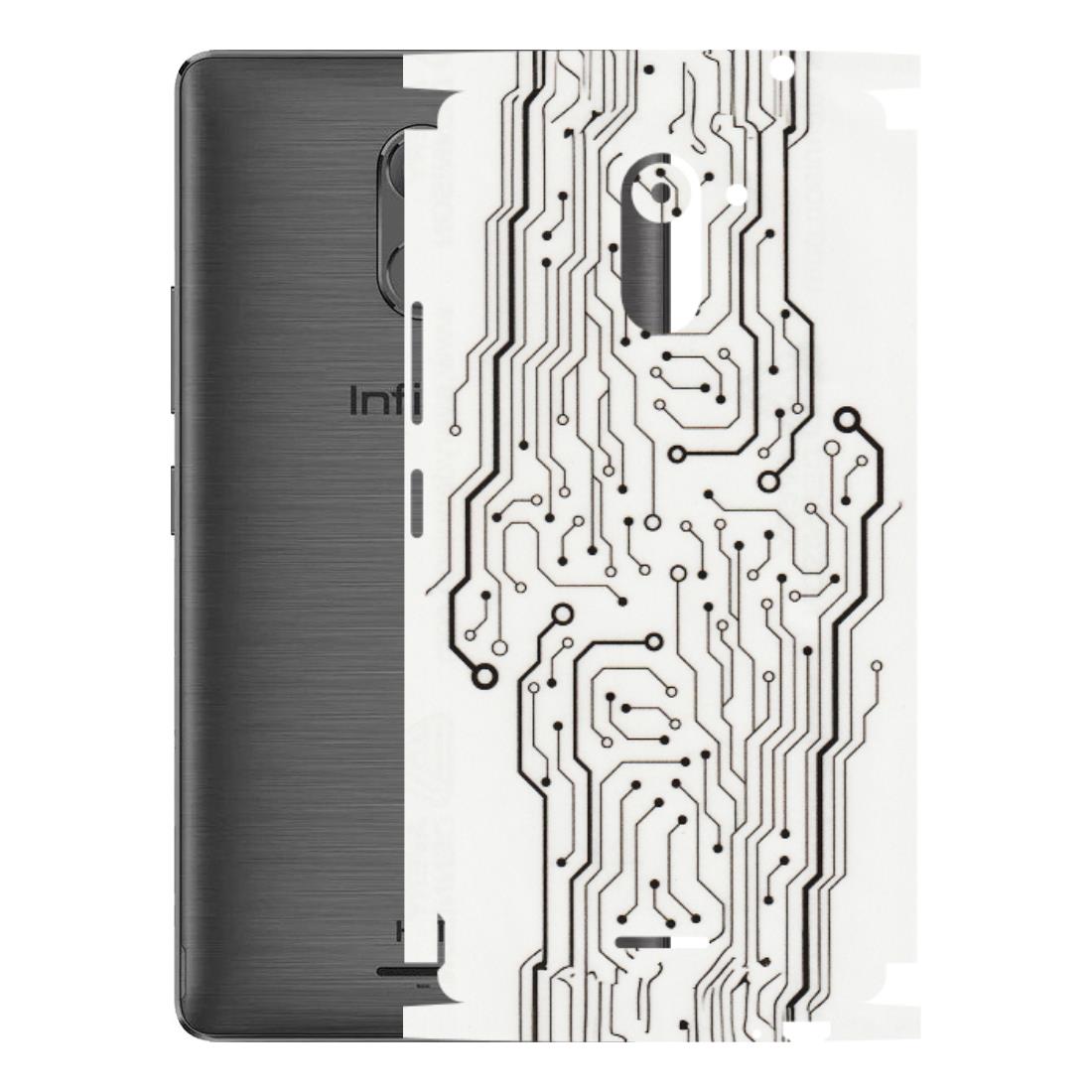 INFINIX Phone Skins (All Models) - Tech Circuits - Transparent Finish (T-03) Infinix Hot 4 PRO