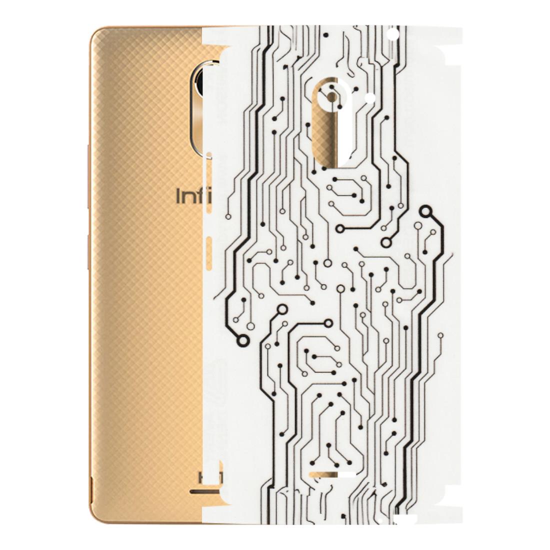 INFINIX Phone Skins (All Models) - Tech Circuits - Transparent Finish (T-03) Infinix Hot 4
