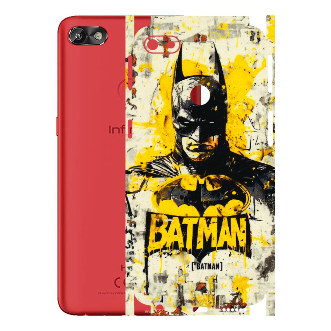 INFINIX Phone Skins (All Models) - Batman Yellow BT - 3D Embossed Finish (L-304) Infinix Hot 6
