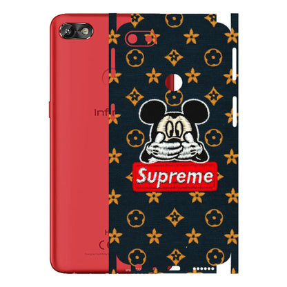 INFINIX Phone Skins (All Models) - Mickey Supreme - Matte Finish (M-83) Infinix Hot 6