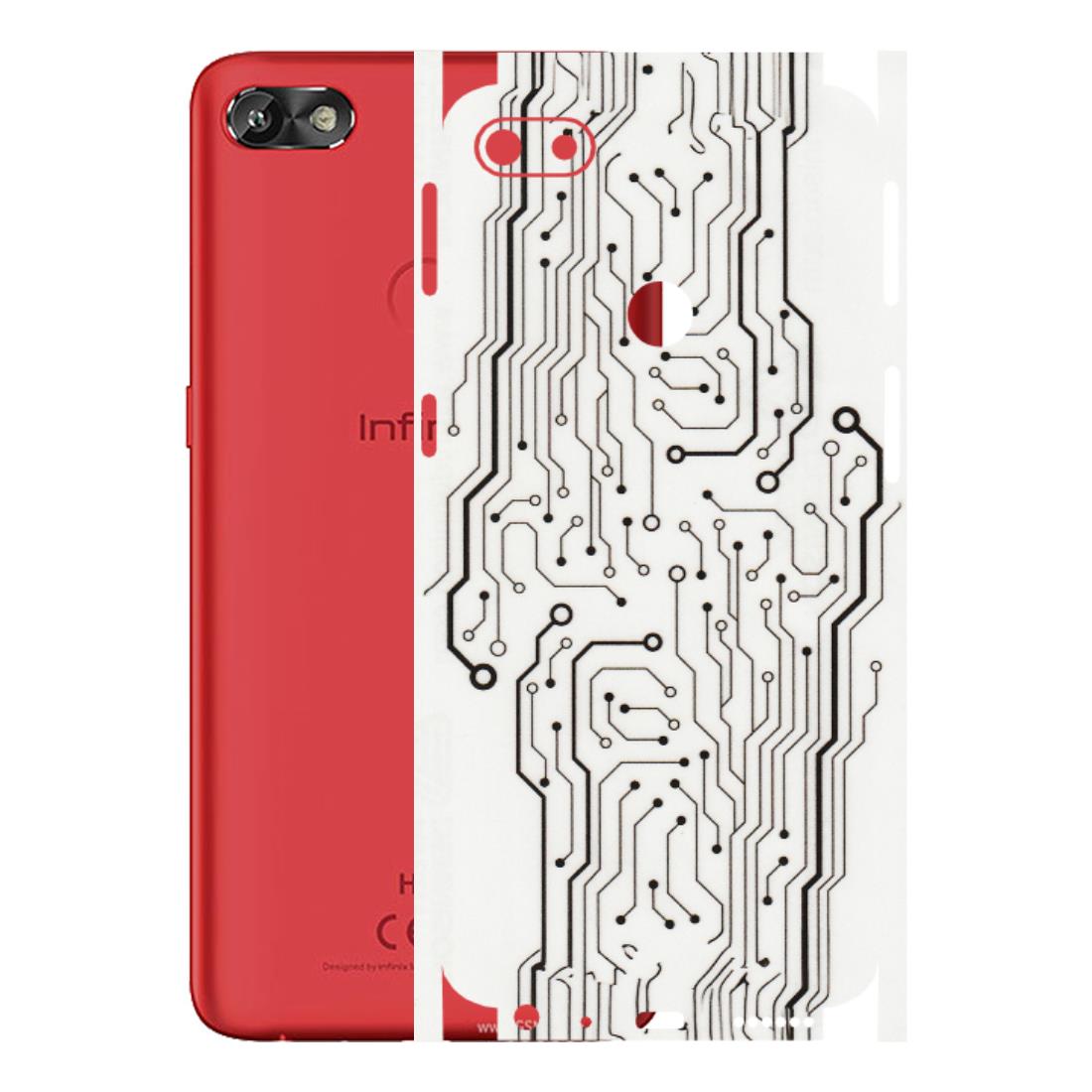INFINIX Phone Skins (All Models) - Tech Circuits - Transparent Finish (T-03) Infinix Hot 6