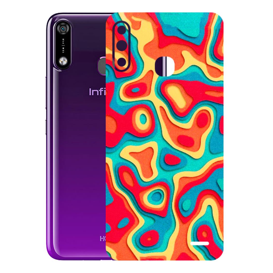 INFINIX Phone Skins (All Models) - Abstract Swirl - 3D Embossed Finish (L-150) Infinix Hot 7