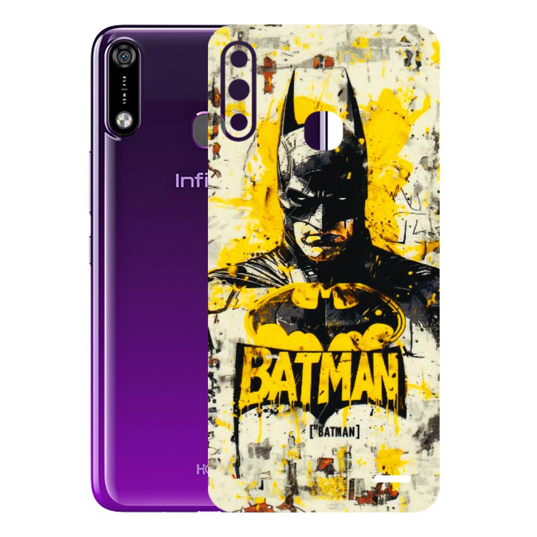 INFINIX Phone Skins (All Models) - Batman Yellow BT - 3D Embossed Finish (L-304) Infinix Hot 7