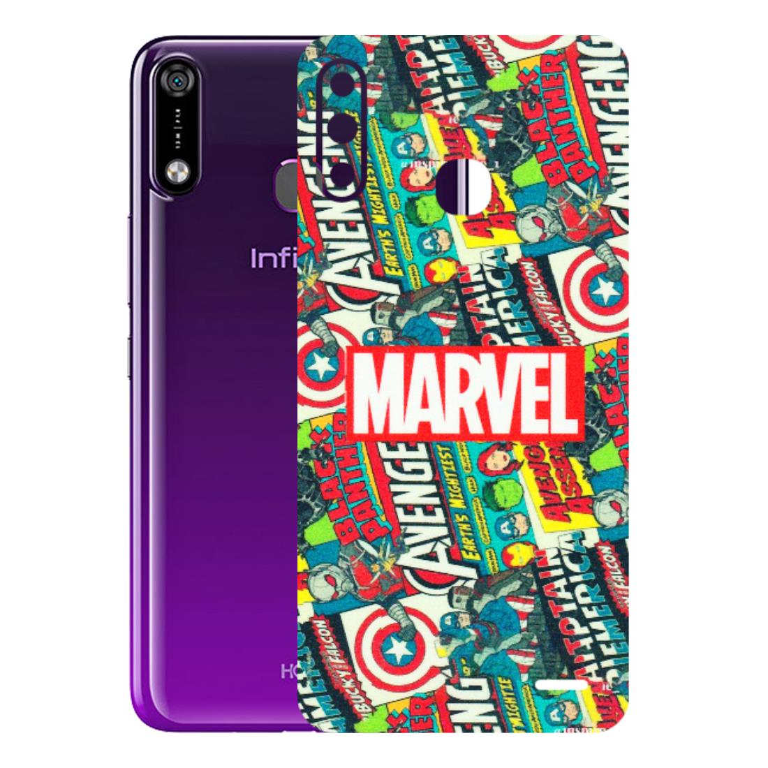 INFINIX Phone Skins (All Models) - Marvel Comic Lover - Matte Finish (M-30) Infinix Hot 7