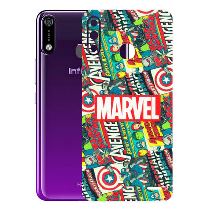 INFINIX Phone Skins (All Models) - Marvel Comic Lover - Matte Finish (M-30) Infinix Hot 7