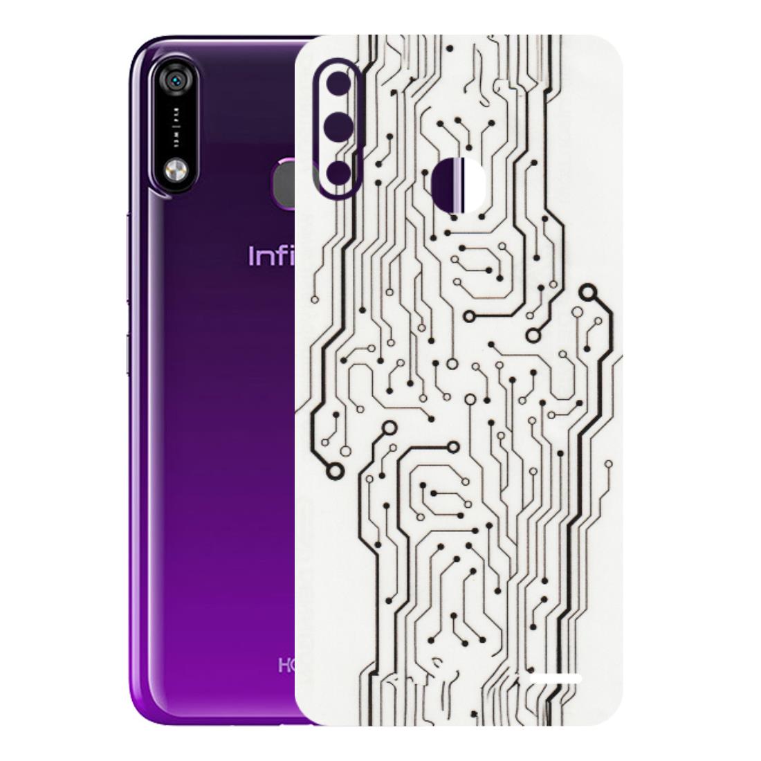 INFINIX Phone Skins (All Models) - Tech Circuits - Transparent Finish (T-03) Infinix Hot 7
