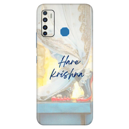 INFINIX Phone Skins (All Models) - Hare Krishna - 3D Embossed Finish (L-03) Infinix Hot 9