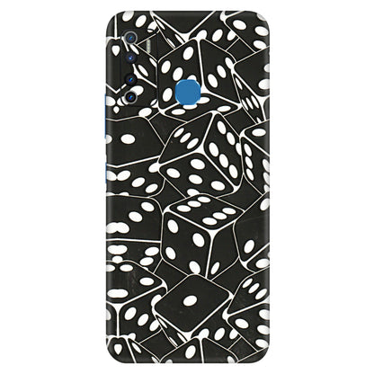 INFINIX Phone Skins (All Models) - Big Black Dices - 3D Embossed Finish (L-106) Infinix Hot 9