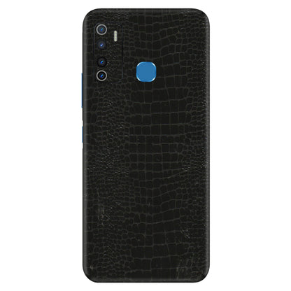 INFINIX Phone Skins (All Models) - Snake Leather Black - 3D Embossed Finish (L-107) Infinix Hot 9