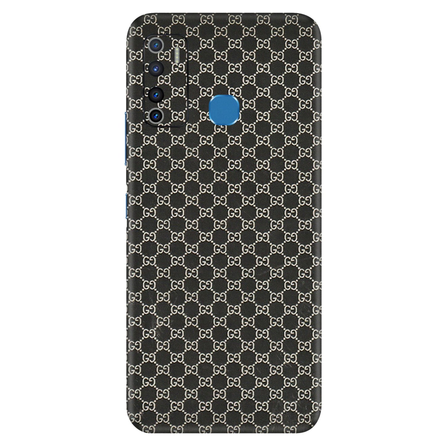 INFINIX Phone Skins (All Models) - Black G Print - 3D Embossed Finish (L-109) Infinix Hot 9