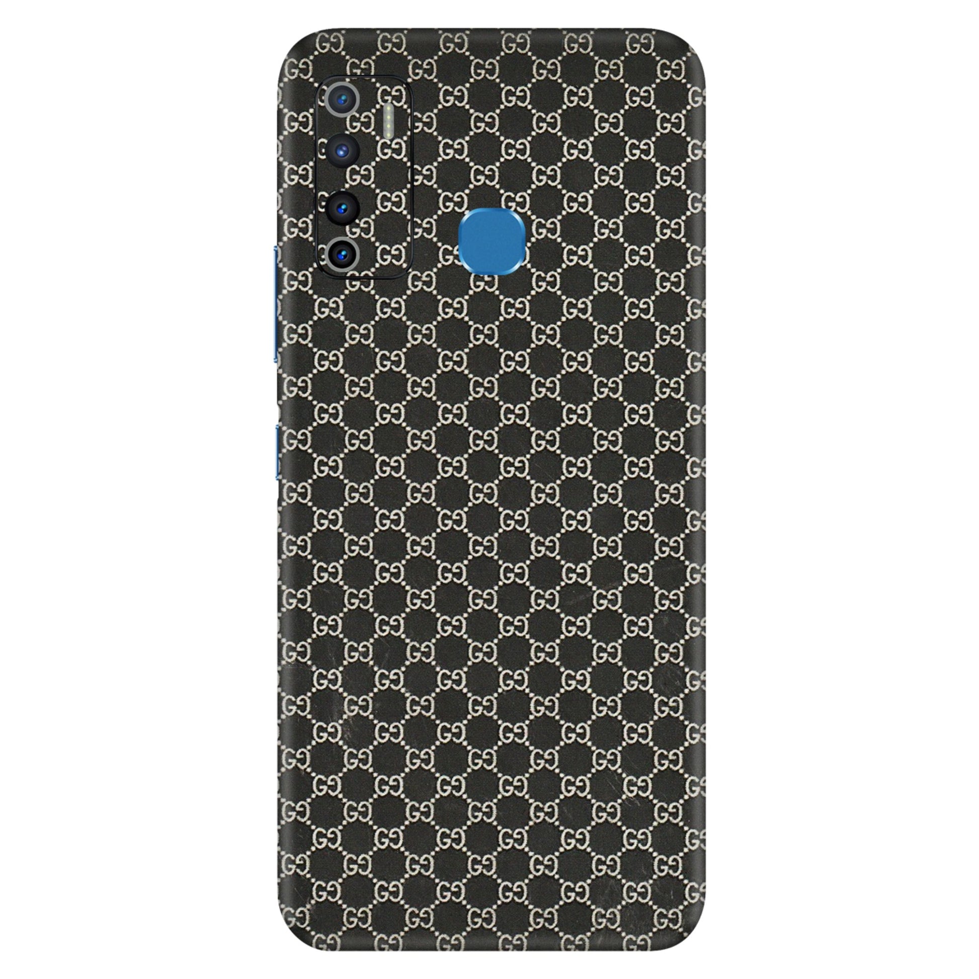 INFINIX Phone Skins (All Models) - Black G Print - 3D Embossed Finish (L-109) Infinix Hot 9