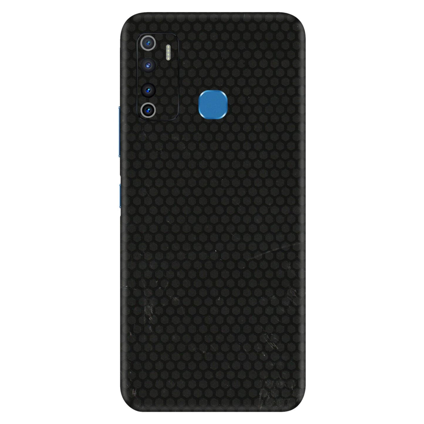 INFINIX Phone Skins (All Models) - Black honeycomb - 3D Embossed Finish (L-114) Infinix Hot 9