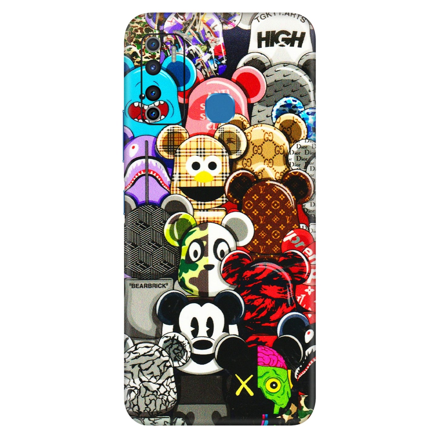 INFINIX Phone Skins (All Models) - More Mickey Mouses - 3D Embossed Finish (L-118) Infinix Hot 9