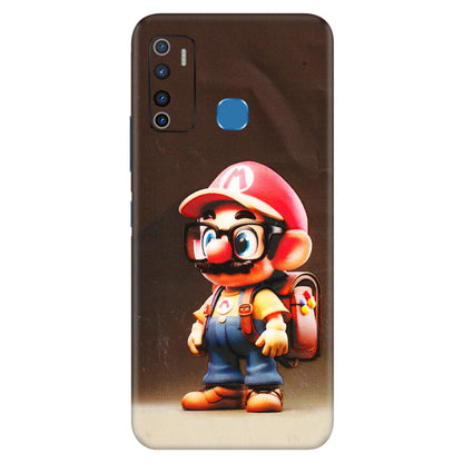 INFINIX Phone Skins (All Models) - Little Mario - 3D Embossed Finish (L-119) Infinix Hot 9