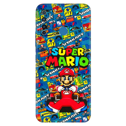 INFINIX Phone Skins (All Models) - Super Mario Kart - 3D Embossed Finish (L-140) Infinix Hot 9