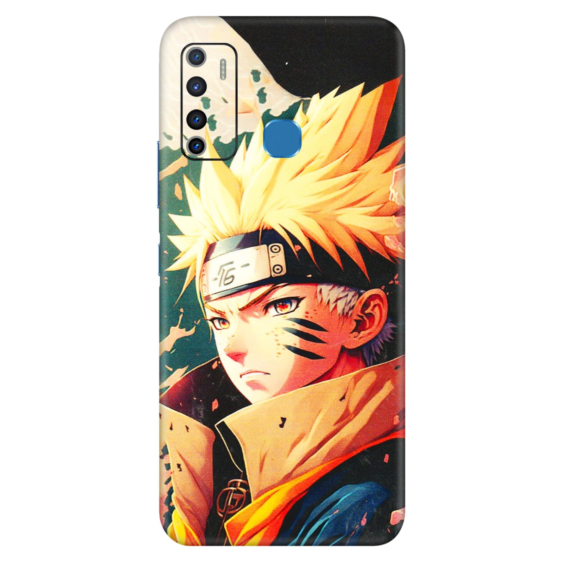 INFINIX Phone Skins (All Models) - New Naruto - 3D Embossed Finish (L-148) Infinix Hot 9