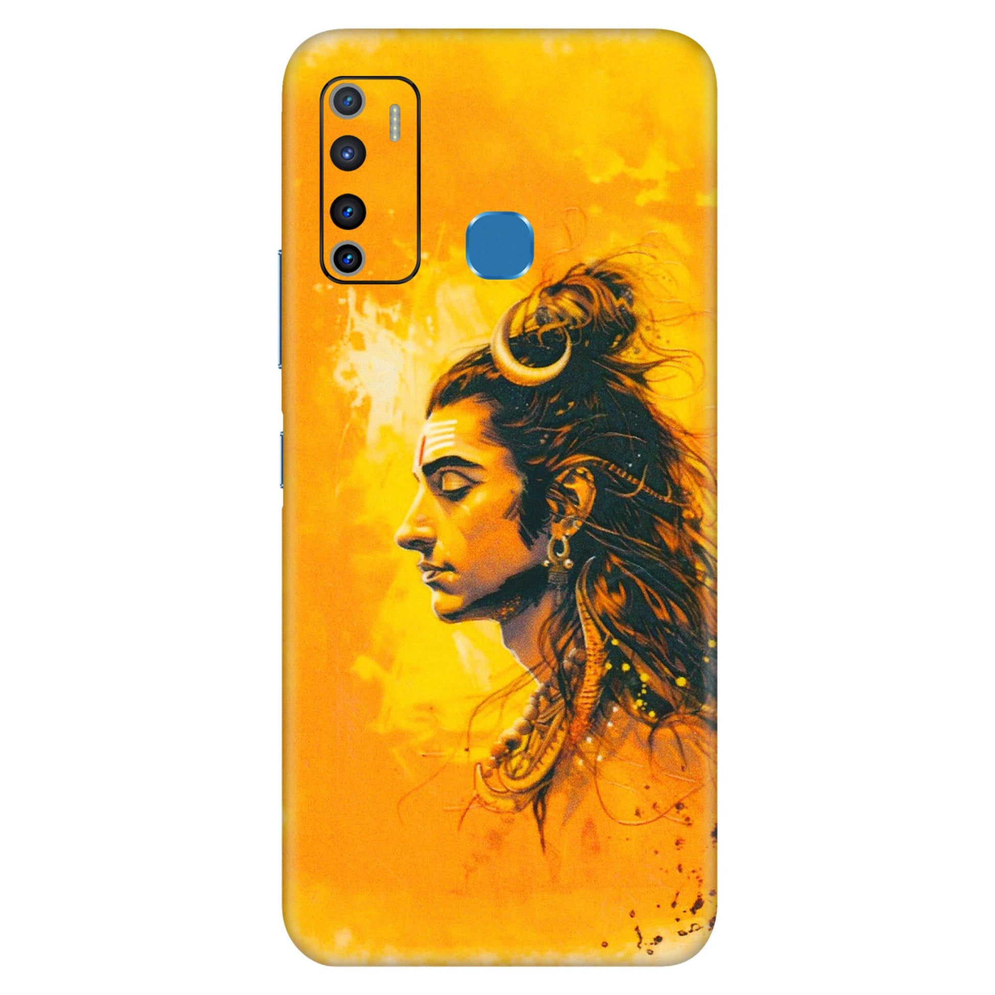INFINIX Phone Skins (All Models) - Shiv Shakti - 3D Embossed Finish (L-14) Infinix Hot 9
