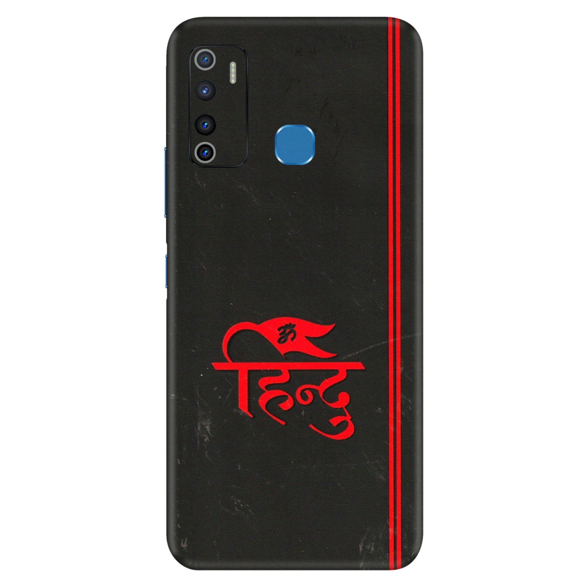 INFINIX Phone Skins (All Models) - Hindu Black - 3D Embossed Finish (L-153) Infinix Hot 9