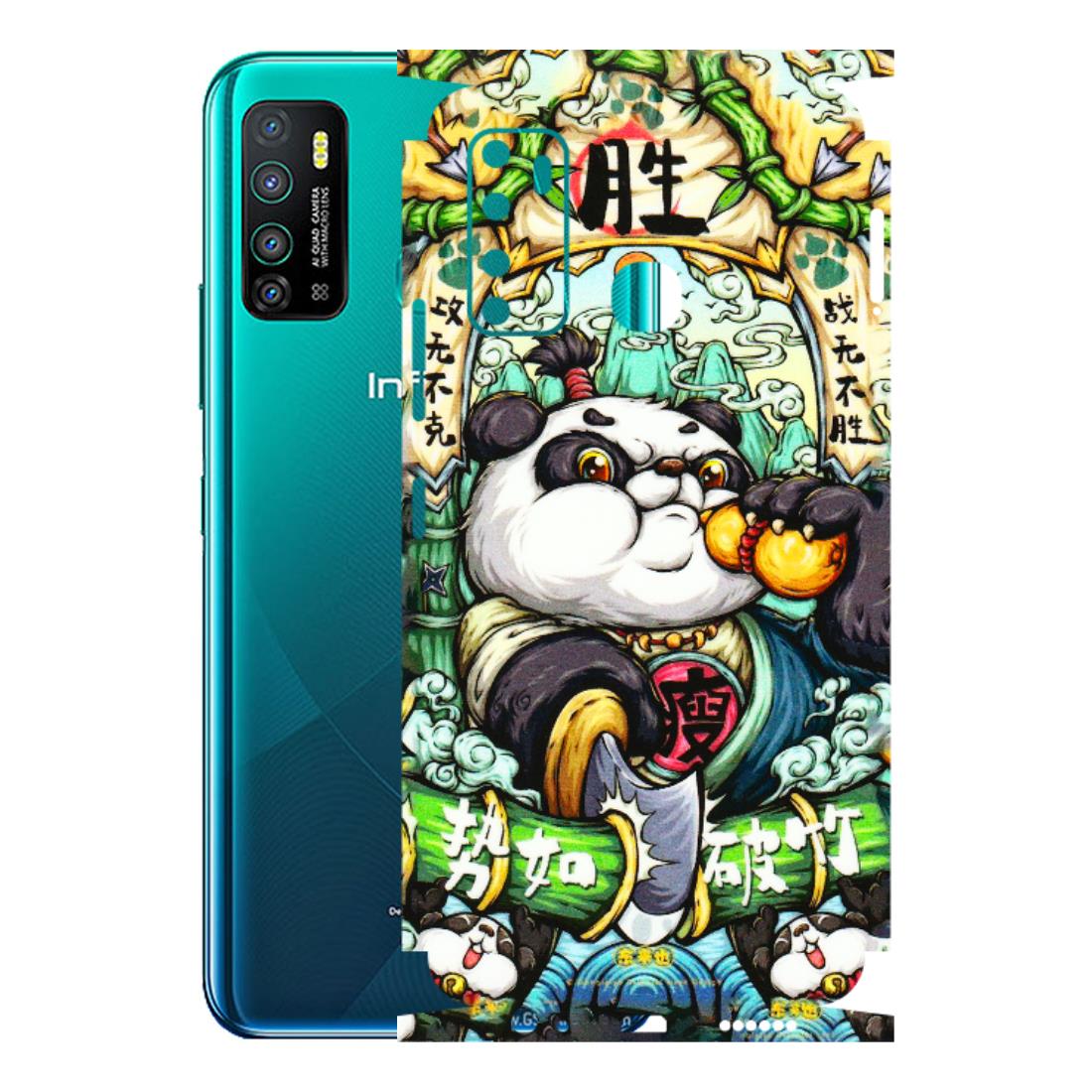 INFINIX Phone Skins (All Models) - Royal Rich Panda - 3D Embossed Finish (L-170) Infinix Hot 9