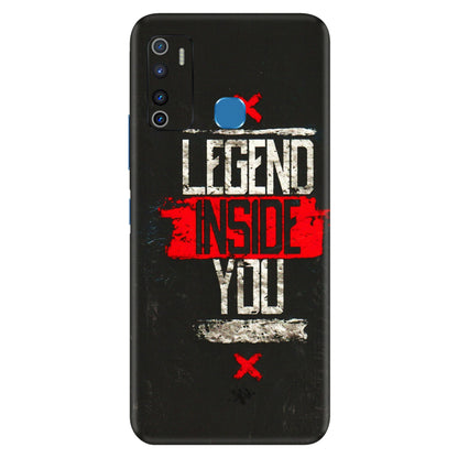 INFINIX Phone Skins (All Models) - Legend Inside You - 3D Embossed Finish (L-186) Infinix Hot 9