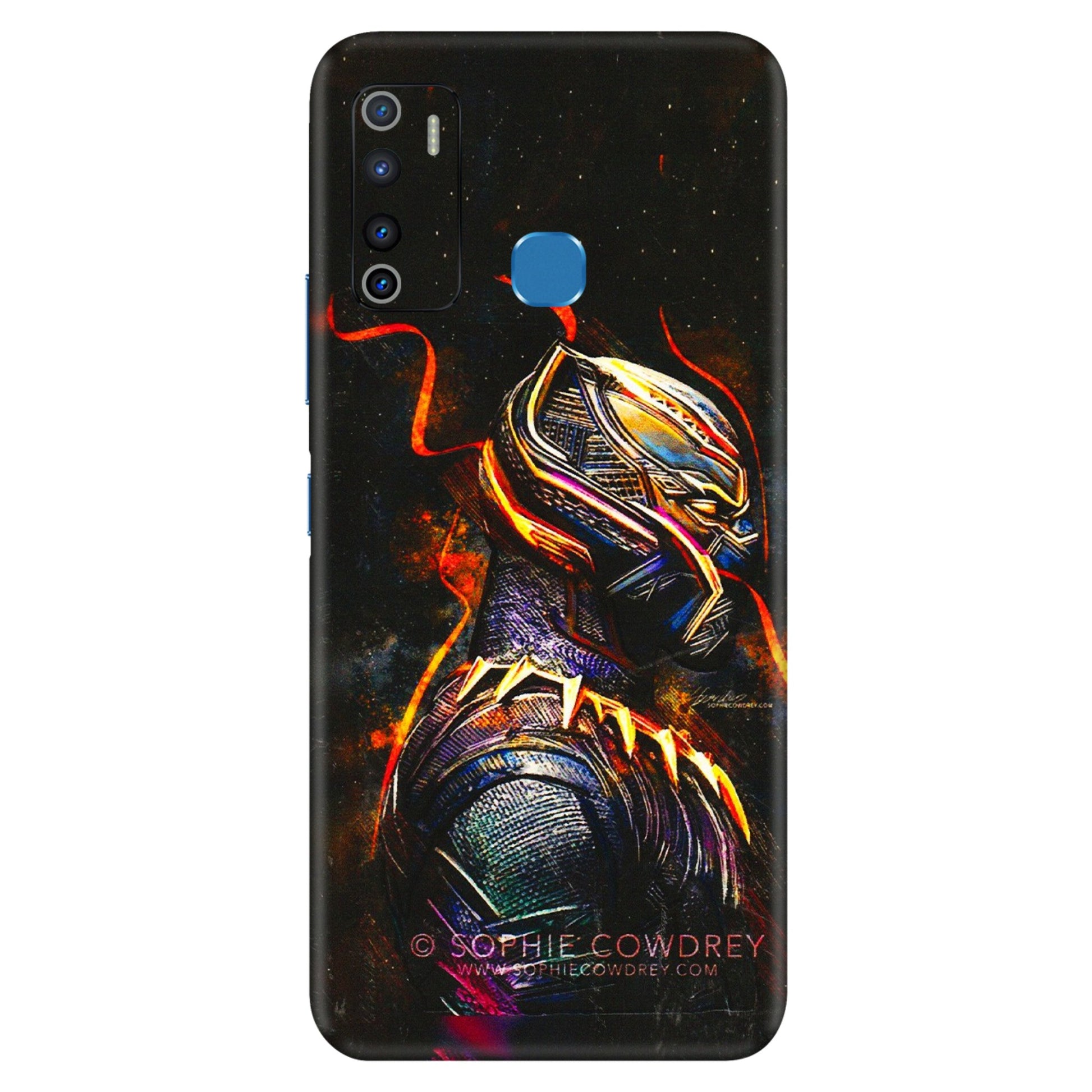 INFINIX Phone Skins (All Models) - Black Panther - 3D Embossed Finish (L-190) Infinix Hot 9