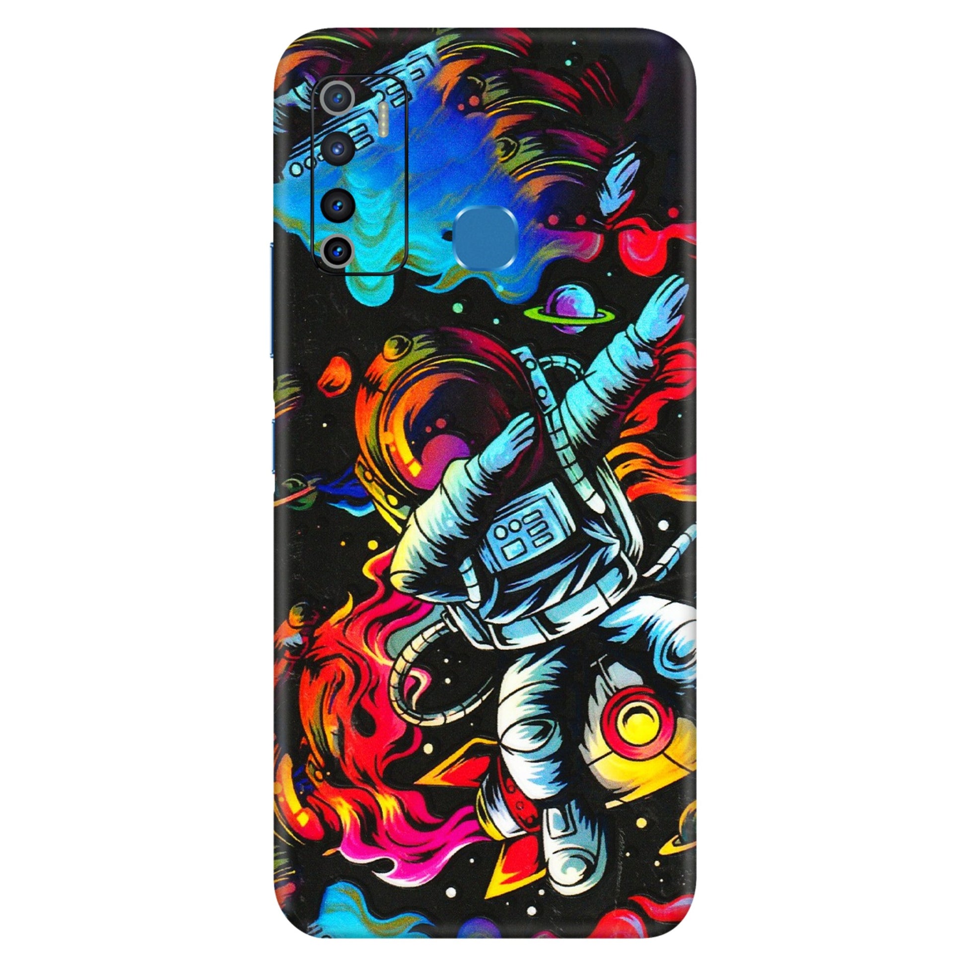 INFINIX Phone Skins (All Models) - Astronaut Dope - 3D Embossed Finish (L-191) Infinix Hot 9