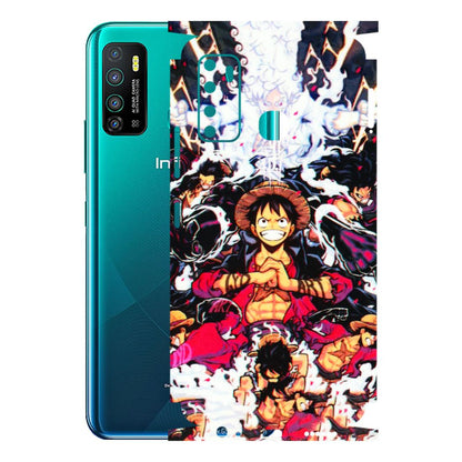 INFINIX Phone Skins (All Models) - Luffy Anime Character - 3D Embossed Finish (L-203) Infinix Hot 9