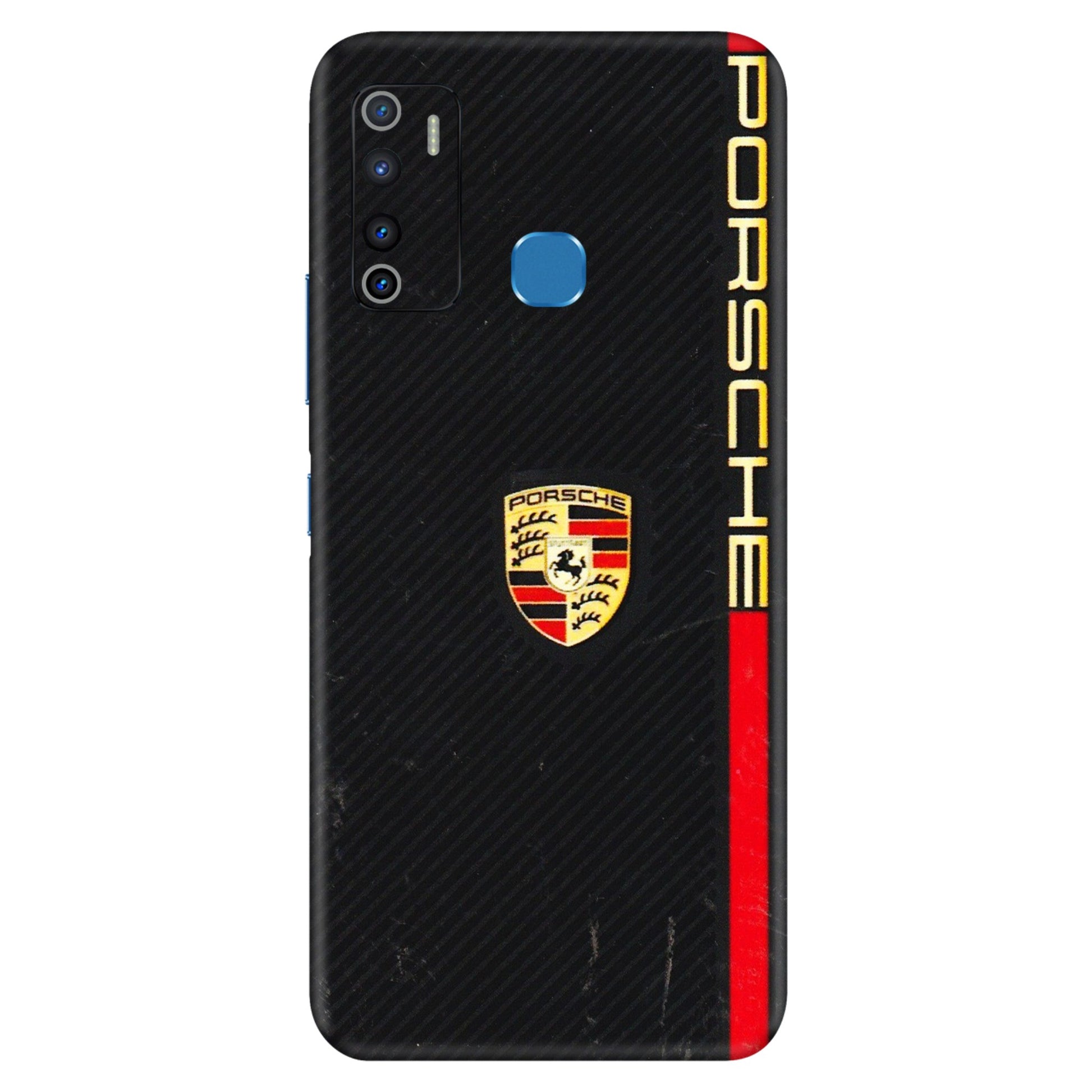 INFINIX Phone Skins (All Models) - Premium Porsche - 3D Embossed Finish (L-225) Infinix Hot 9