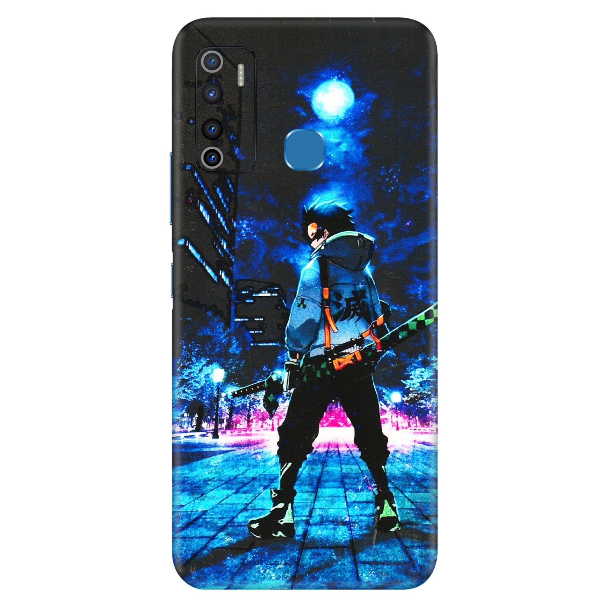 INFINIX Phone Skins (All Models) - Demon Slayer Sword - 3D Embossed Finish (L-247) Infinix Hot 9