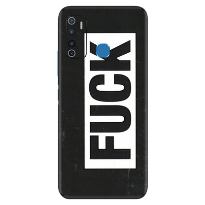 INFINIX Phone Skins (All Models) - The F Word - 3D Embossed Finish (L-255) Infinix Hot 9