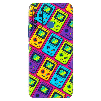 INFINIX Phone Skins (All Models) - Gameboy Colourful - 3D Embossed Finish (L-266) Infinix Hot 9