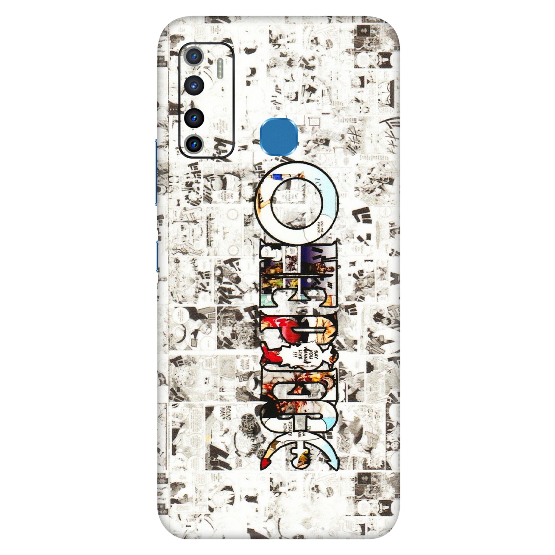INFINIX Phone Skins (All Models) - One Piece Manga - 3D Embossed Finish (L-26) Infinix Hot 9