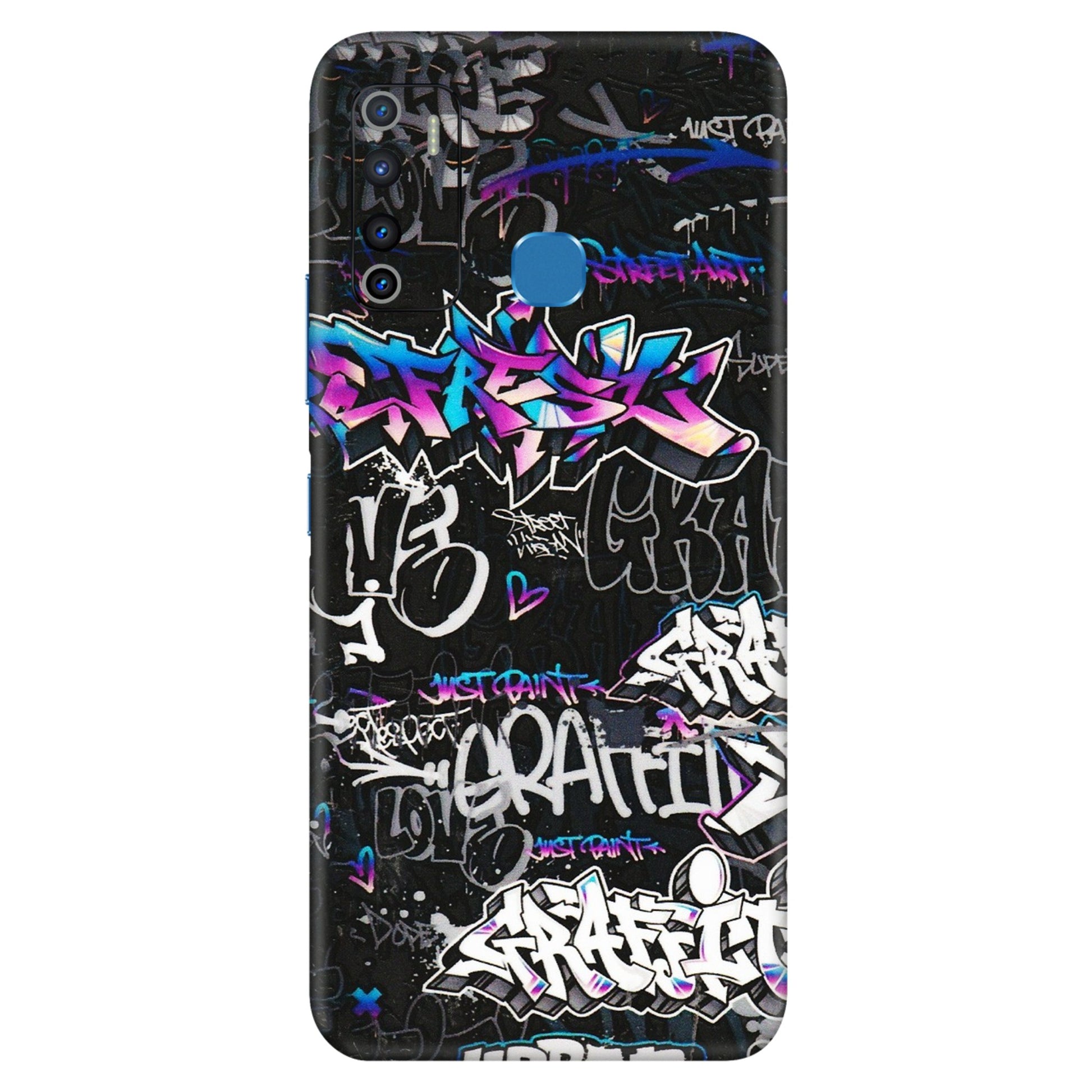 INFINIX Phone Skins (All Models) - Graffiti Killer - 3D Embossed Finish (L-274) Infinix Hot 9