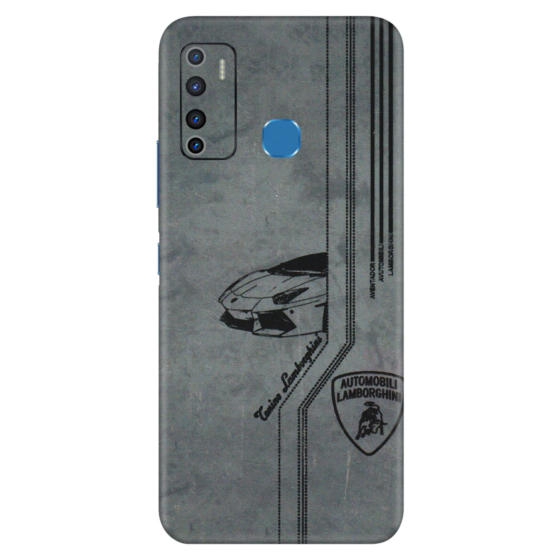 INFINIX Phone Skins (All Models) - New Lamborgini Aventador - 3D Embossed Finish (L-321) Infinix Hot 9