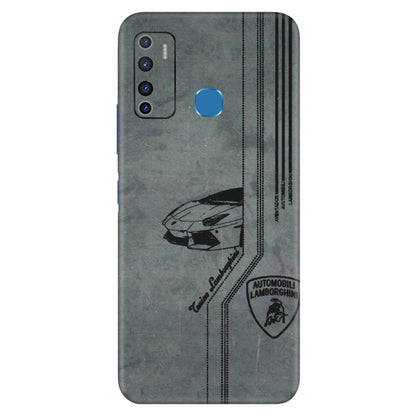 INFINIX Phone Skins (All Models) - New Lamborgini Aventador - 3D Embossed Finish (L-321) Infinix Hot 9