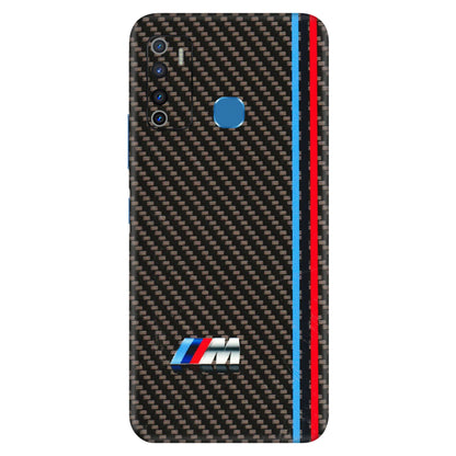 INFINIX Phone Skins (All Models) - BM Carbon Fiber Feels - 3D Embossed Finish (L-38) Infinix Hot 9