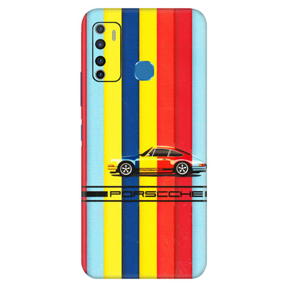 INFINIX Phone Skins (All Models) - Multicolour Porche - 3D Embossed Finish (L-39) Infinix Hot 9